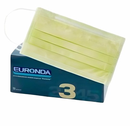 Маски Euronda, желтые (50 шт.)