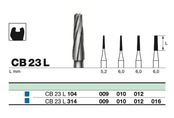 Бор твс D+Z / CB 23 L 314.016