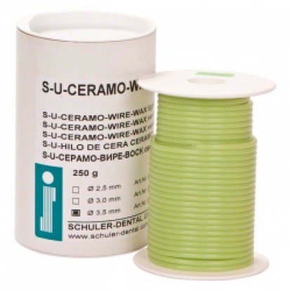 Восковая проволока S-U-CERAMO-WIRE-WAX, 2,5 мм 250г/Германия