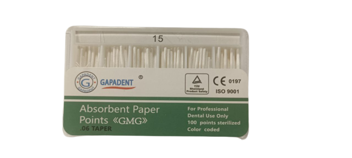 Бумажные штифты GMG 06 №15, (100шт), GAPADENT / Китай